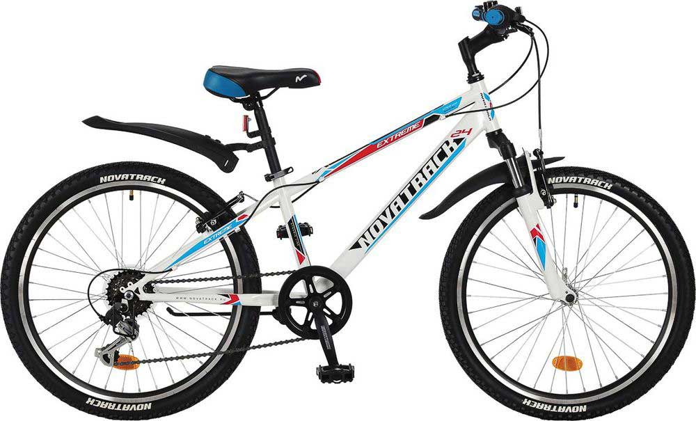 Купить Подростковый велосипед 24 дюйма Novatrack Extreme 6 скоростей