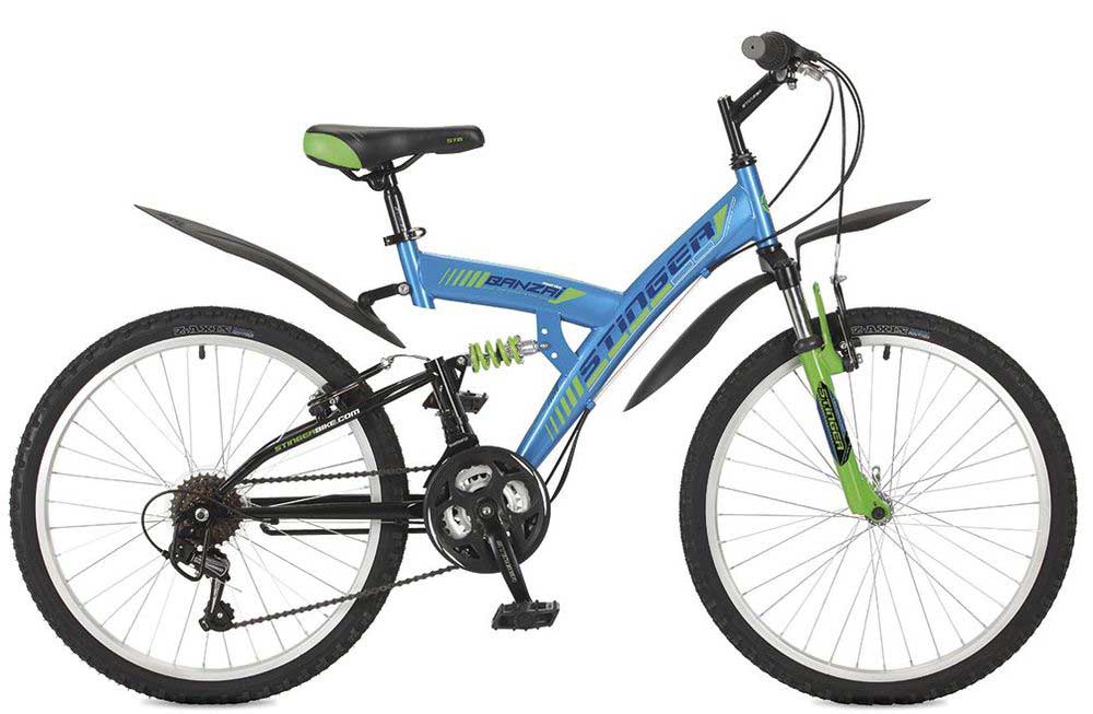 Купить Подростковый велосипед 24 дюйма Stinger Banzai 18 скоростей