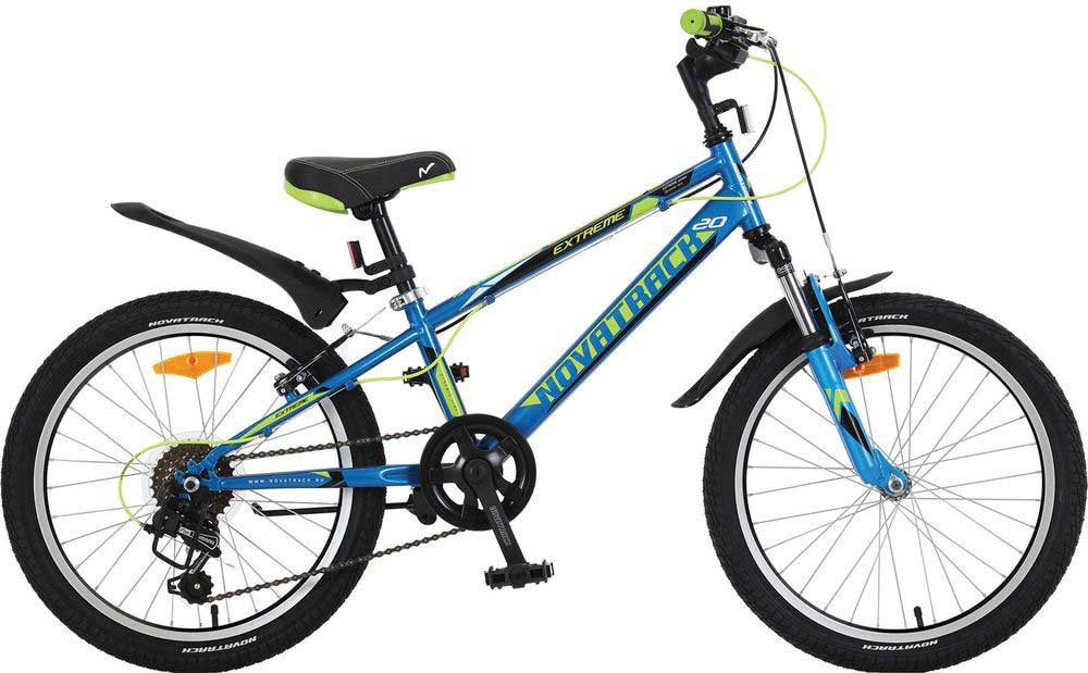 Купить Детский велосипед 20 дюймов Novatrack Extreme, 6 скоростей