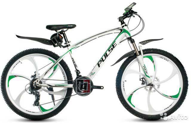 Купить Горный велосипед горный 26 PULSE MD 980L(400L) литые диски