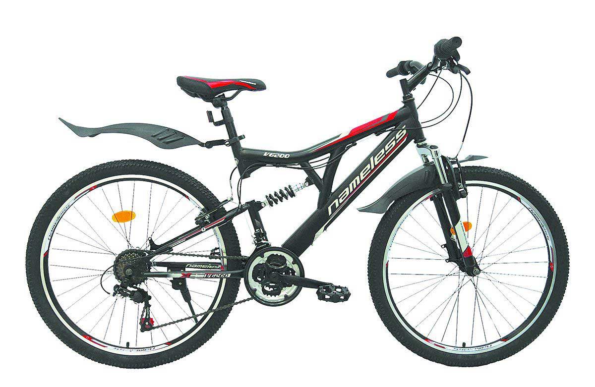 Купить Двухподвесный велосипед 26 дюймов Nameless V6200