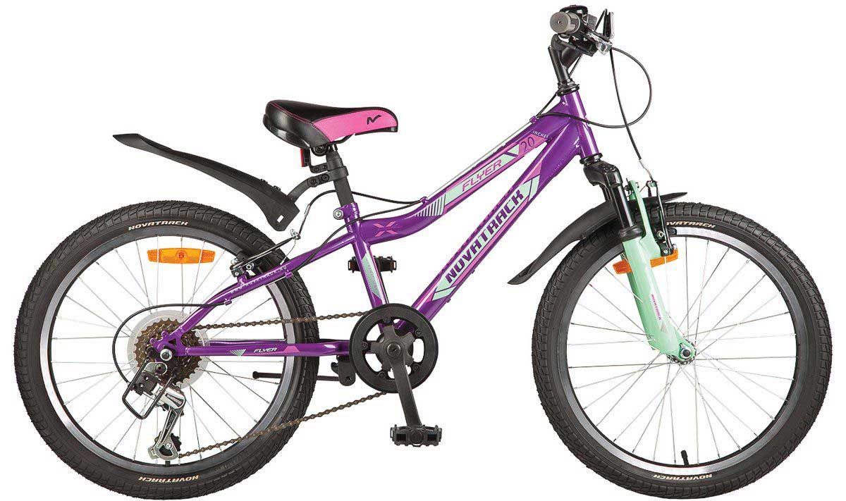 Купить Детский велосипед 20 дюймов Novatrack Flyer, 6 скоростей