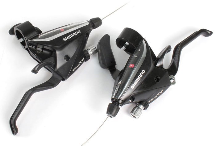 Купить Моноблок для велосипеда Shimano, Tourney, EF65, комплект, 3 x 8 скоростей, 2 пал, тр.+оплетка, индупак